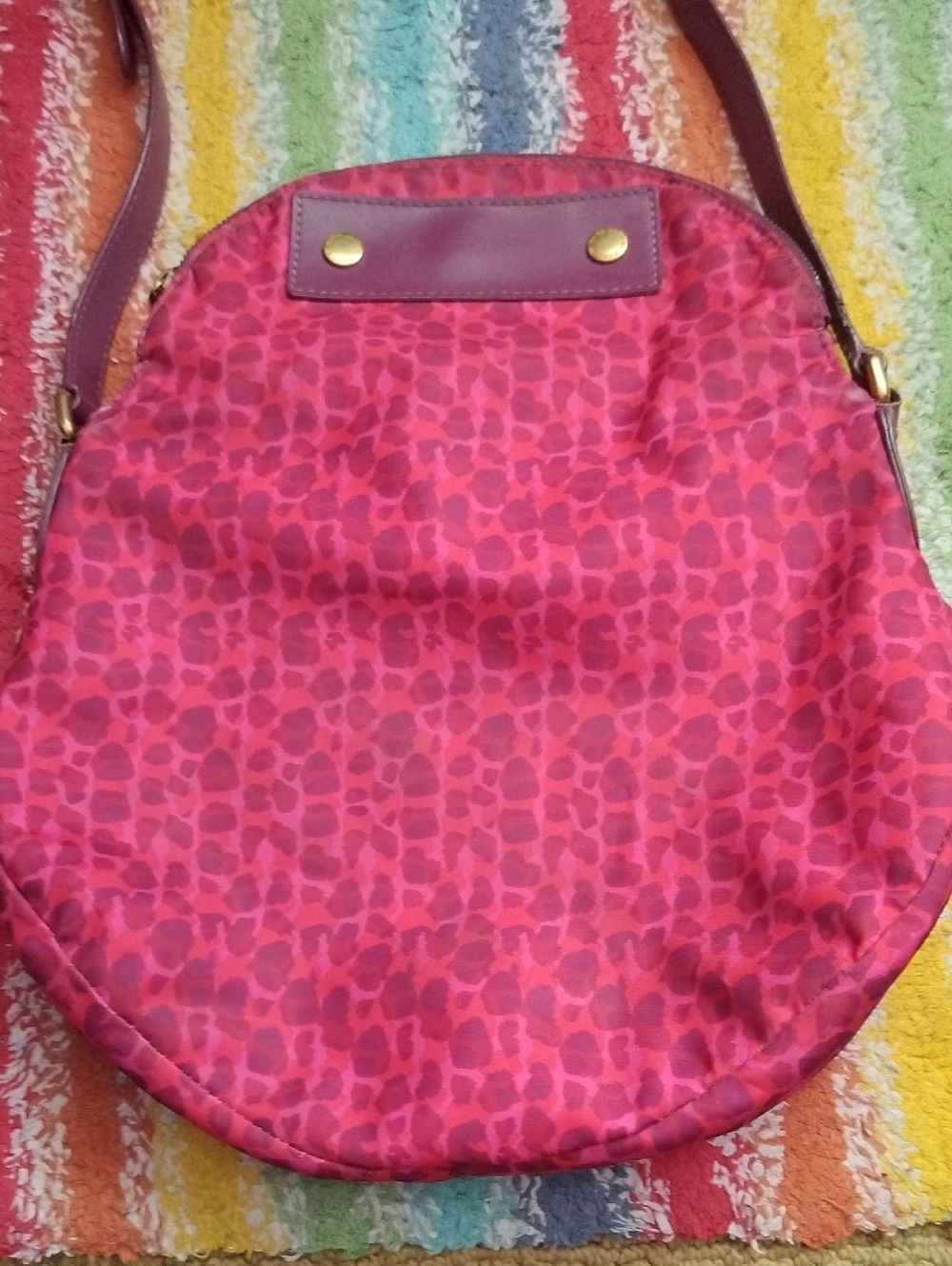 Marc Jacobs Pink And Red Leopard Print Bag - Picture 4 of 6